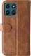 Rosso Element Motorola Moto G57 Power Hoesje Book Case Wallet Bruin afbeelding 16
