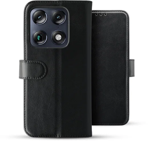 Rosso Element Motorola Signature Hoesje Book Case Wallet Zwart afbeelding 2