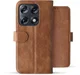 Rosso Element Motorola Signature Hoesje Book Case Wallet Bruin afbeelding 2