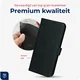 Rosso Deluxe OnePlus Nord 6 Hoesje Echt Leer Book Case Zwart afbeelding 2