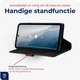 Rosso Deluxe OnePlus Nord 6 Hoesje Echt Leer Book Case Zwart afbeelding 8