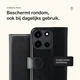Rosso Element OnePlus Nord 6 Hoesje Book Case Wallet Zwart afbeelding 3