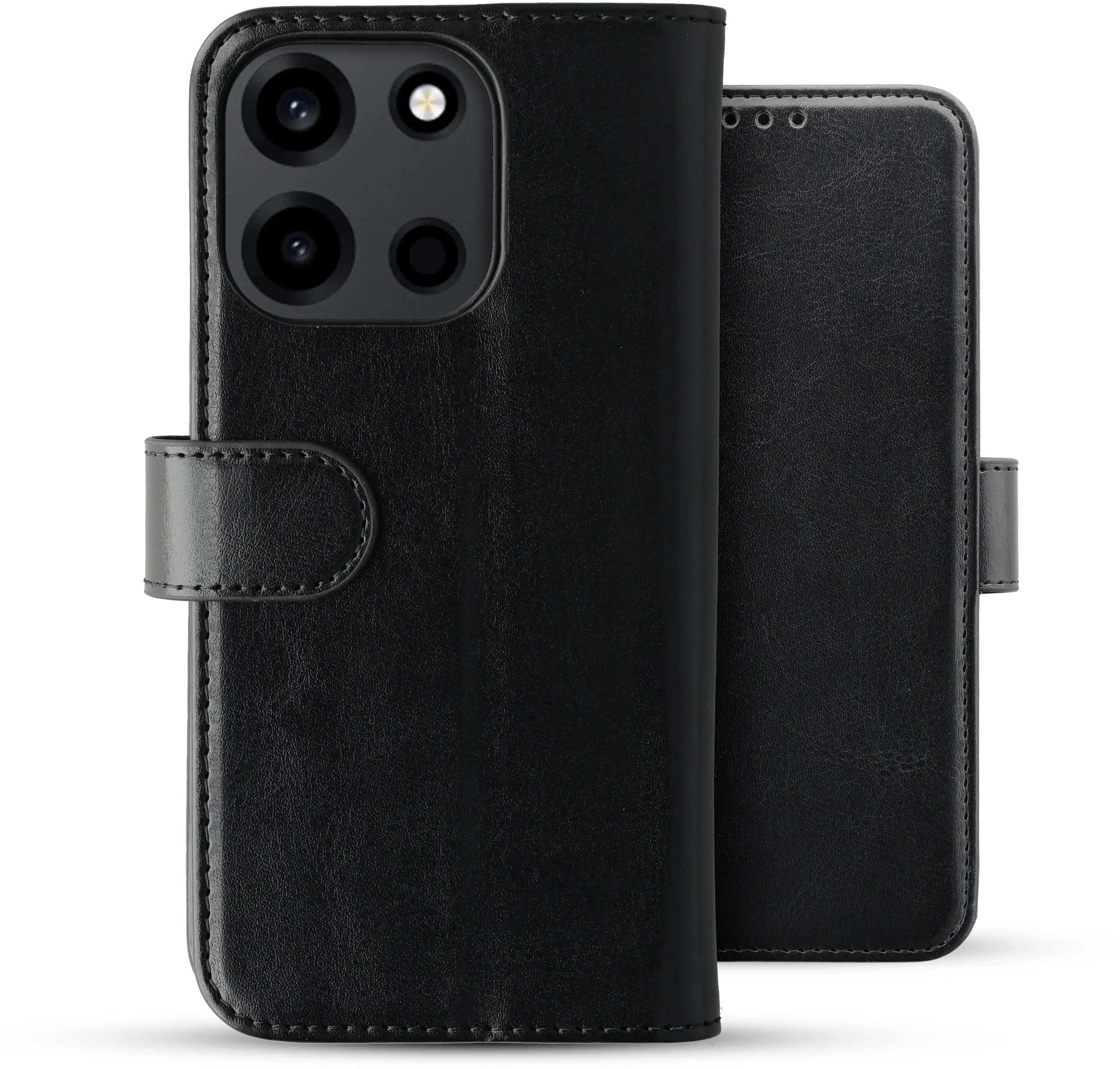 Rosso Element OnePlus Nord 6 Hoesje Book Case Wallet Zwart afbeelding 2