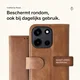 Rosso Element OnePlus Nord 6 Hoesje Book Case Wallet Bruin afbeelding 3