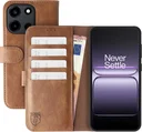 Rosso Element OnePlus Nord 6 Hoesje Book Case Wallet Bruin