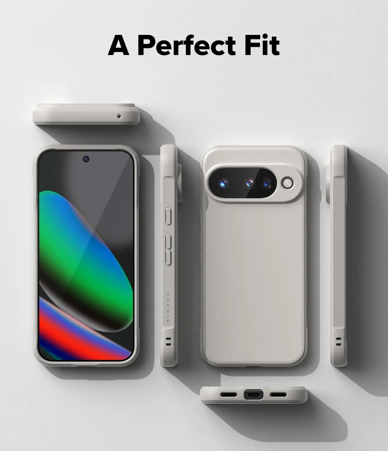 Ringke Onyx Magnetic Google Pixel 10 Hoesje MagSafe Grijs afbeelding 9