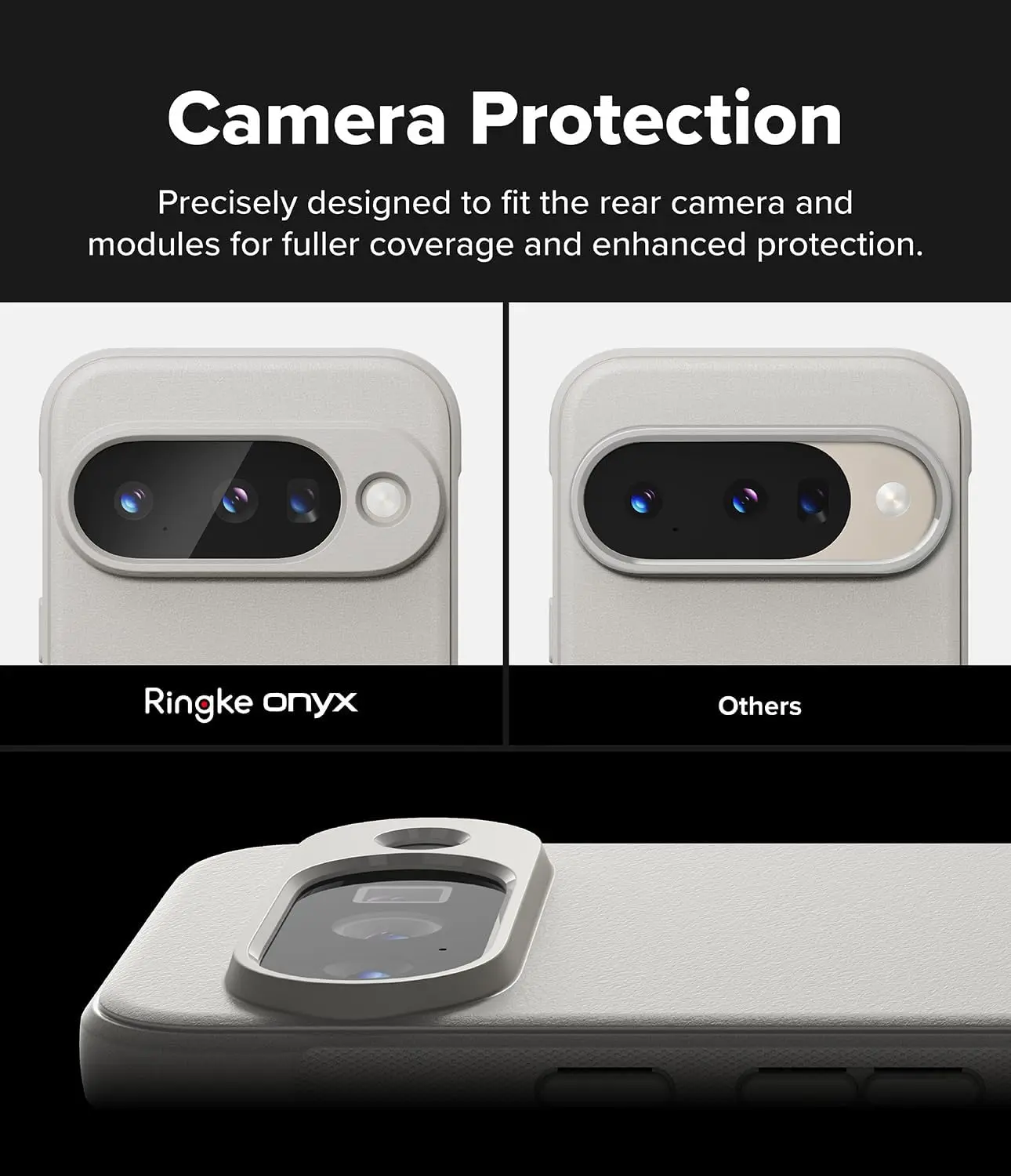 Ringke Onyx Magnetic Google Pixel 10 Hoesje MagSafe Grijs afbeelding 5