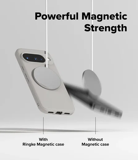 Ringke Onyx Magnetic Google Pixel 10 Hoesje MagSafe Grijs afbeelding 4