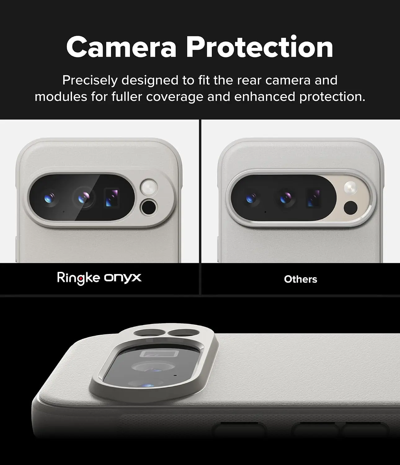 Ringke Onyx Magnetic Google Pixel 10 Pro Hoesje MagSafe Grijs afbeelding 5