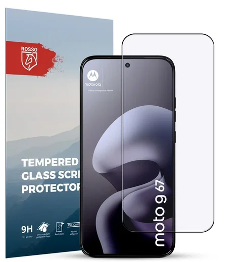 Rosso Motorola Moto G67 9H Tempered Glass Screen Protector afbeelding 1