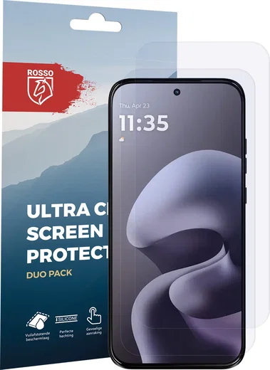 Rosso Motorola Moto G67 Screen Protector Case Friendly Folie Duo Pack afbeelding 8