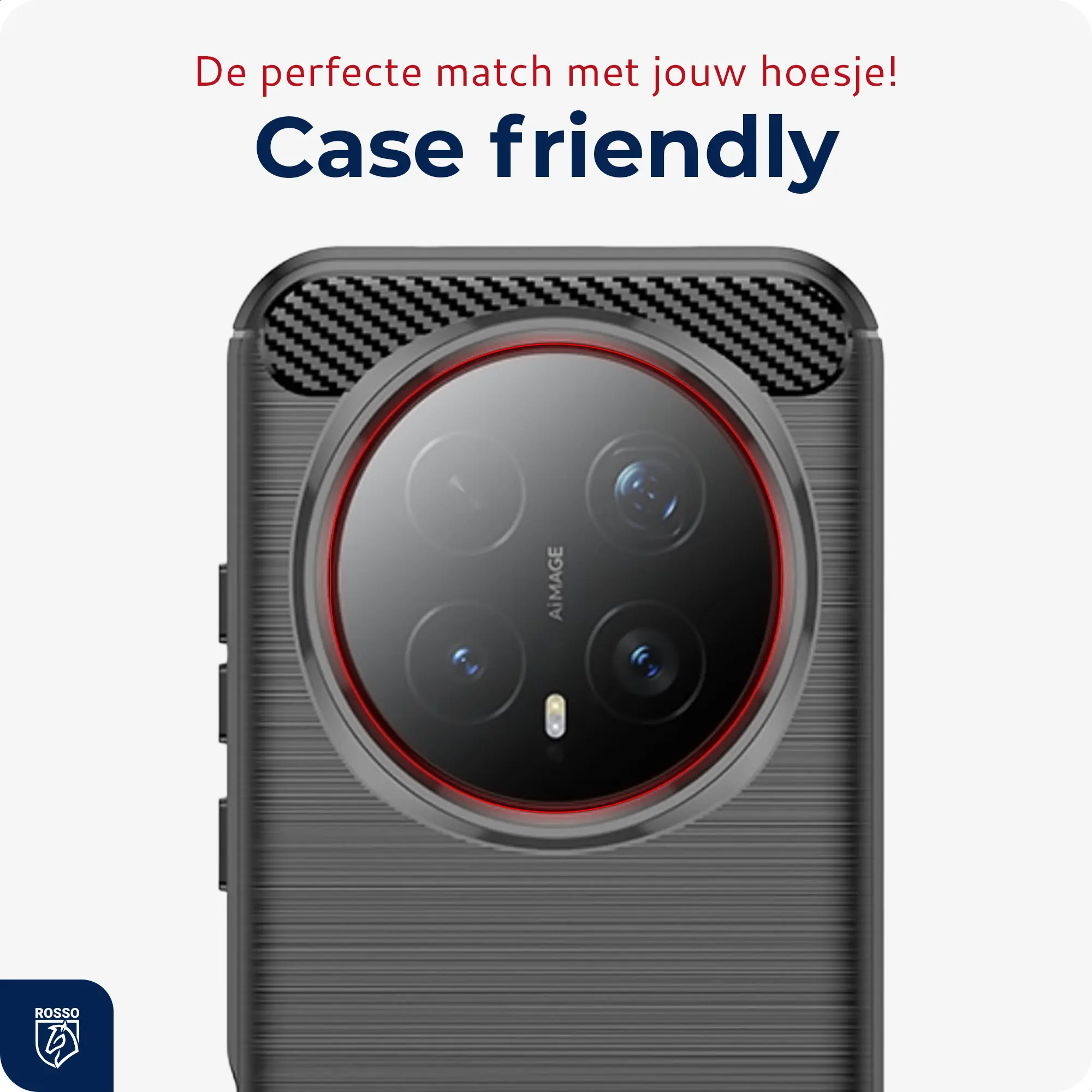 Rosso Honor Magic 8 Pro Camera Lens Protector Transparant afbeelding 6