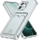 Oppo A6 Pro Hoesje Dun TPU met Pasjeshouder Back Cover Transparant afbeelding 2