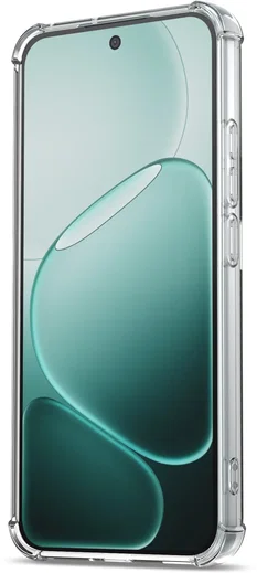 Oppo A6 Pro Hoesje Dun TPU met Pasjeshouder Back Cover Transparant afbeelding 7