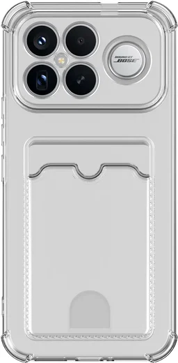 Xiaomi Poco F8 Ultra Hoesje Dun TPU met Pasjeshouder Back Cover Transparant afbeelding 5