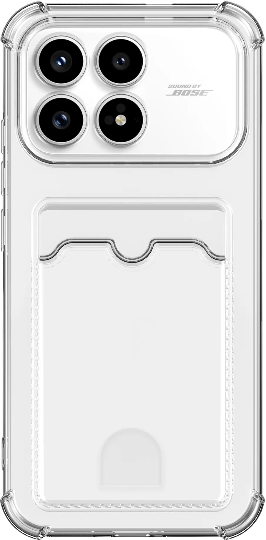 Xiaomi Poco F8 Pro Hoesje Dun TPU met Pasjeshouder Back Cover Transparant afbeelding 9