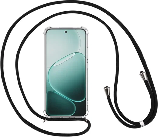 Oppo A6 Pro 5G Hoesje met Koord Schokbestendig TPU Transparant afbeelding 7