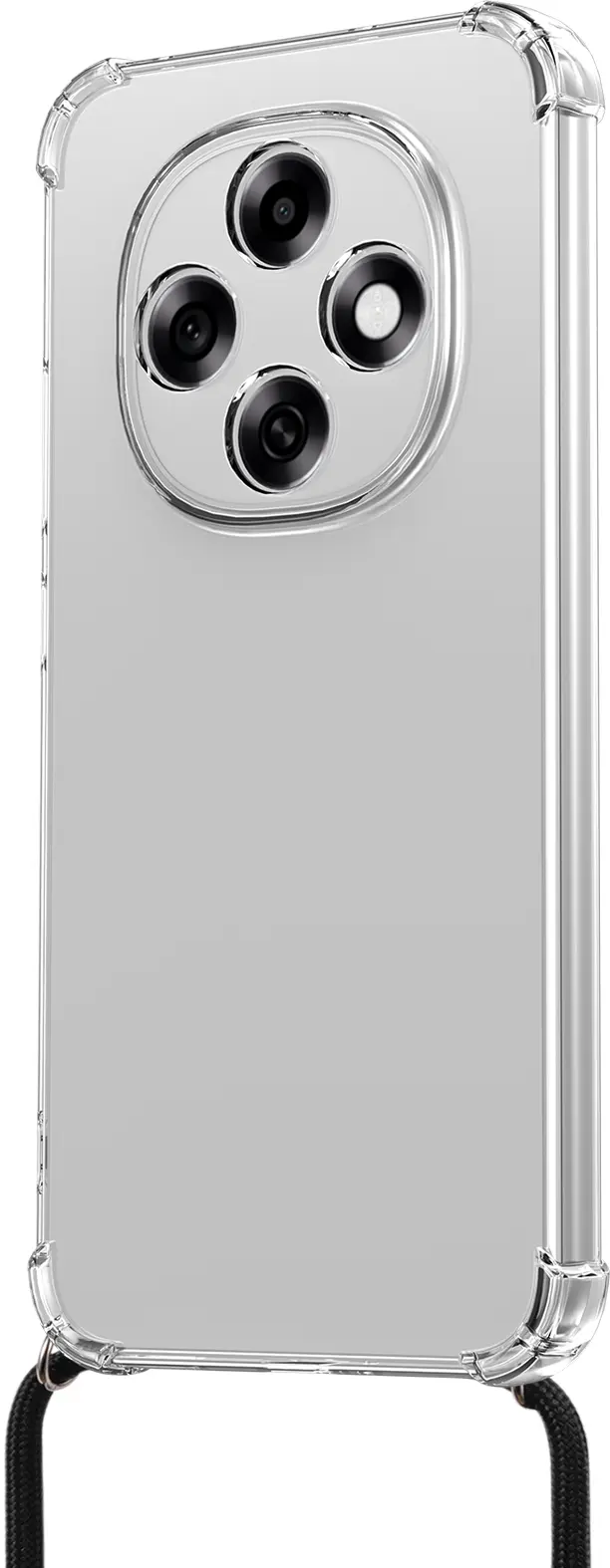 Oppo A6 Pro 5G Hoesje met Koord Schokbestendig TPU Transparant afbeelding 3