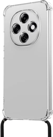 Oppo A6 Pro 5G Hoesje met Koord Schokbestendig TPU Transparant afbeelding 3