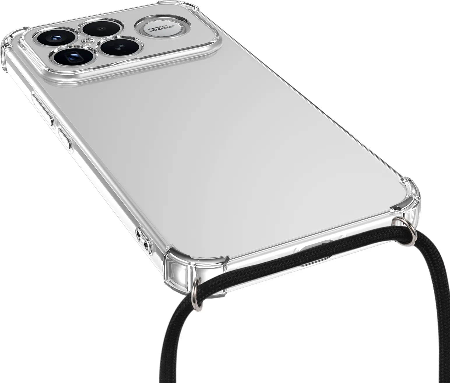 Xiaomi Poco F8 Ultra Hoesje met Koord Schokbestendig TPU Transparant afbeelding 4