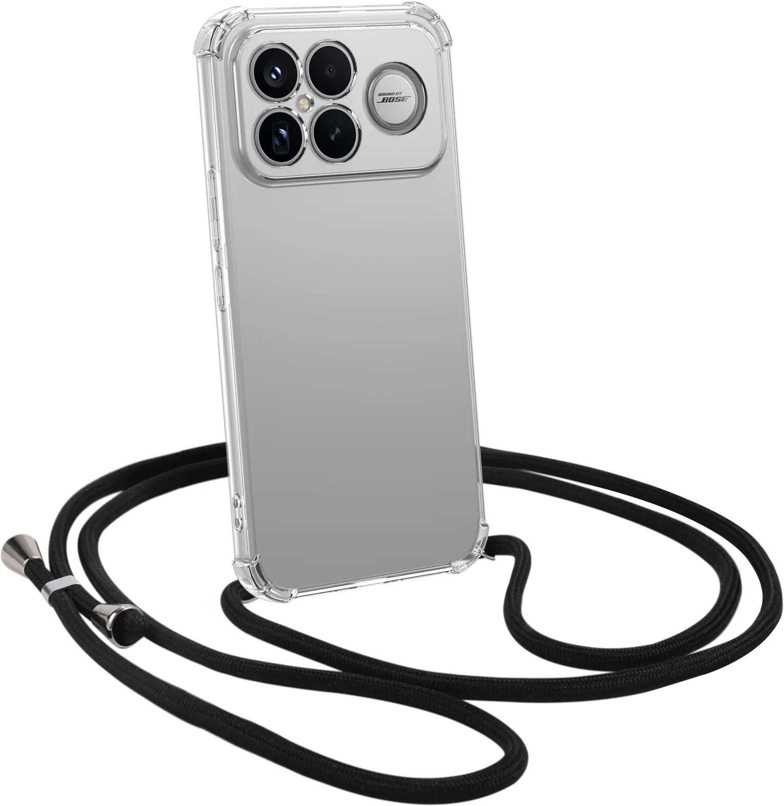 Xiaomi Poco F8 Ultra Hoesje met Koord Schokbestendig TPU Transparant afbeelding 1