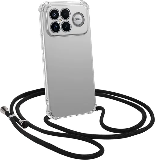 Xiaomi Poco F8 Ultra Hoesje met Koord Schokbestendig TPU Transparant afbeelding 1
