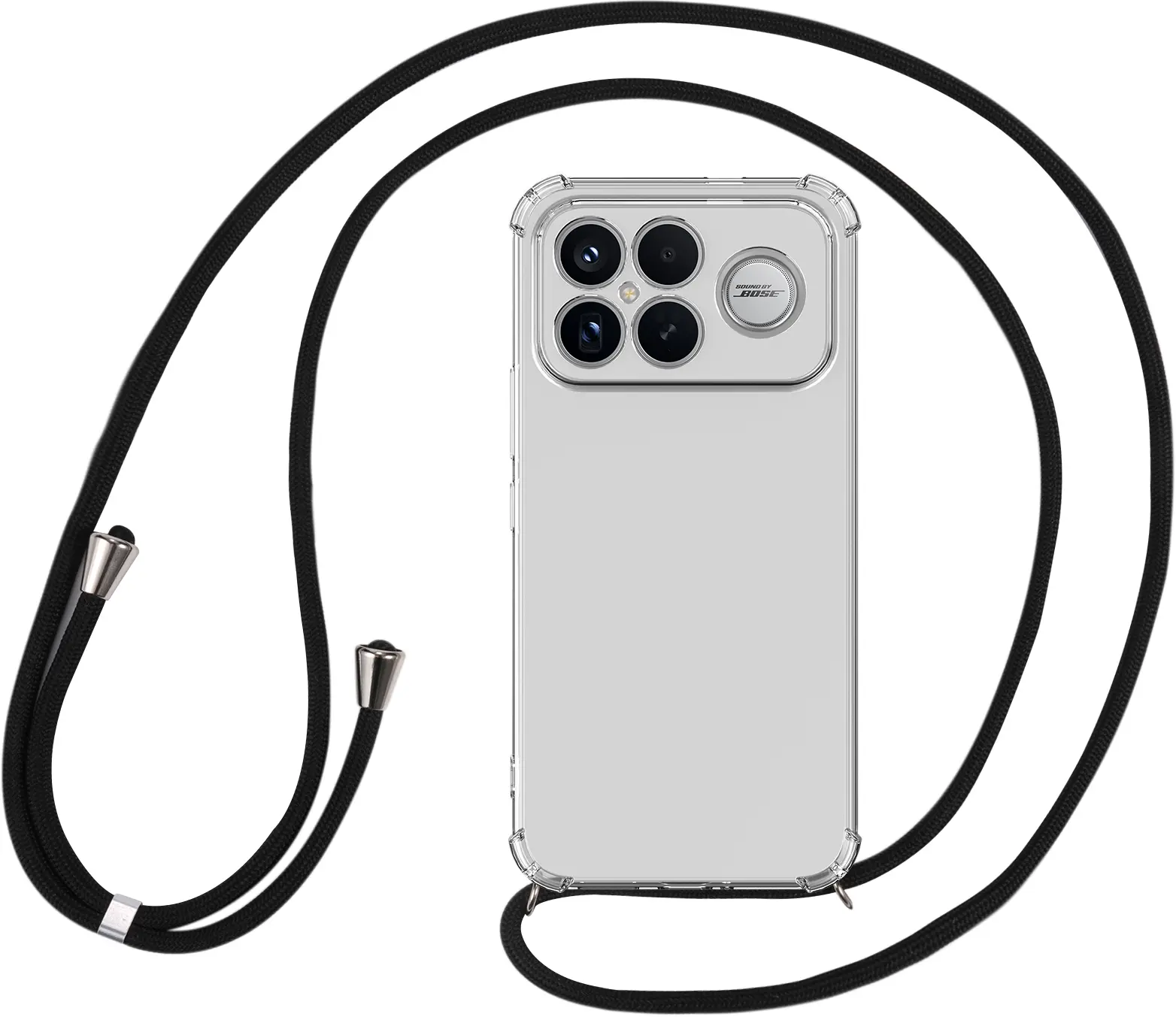 Xiaomi Poco F8 Ultra Hoesje met Koord Schokbestendig TPU Transparant afbeelding 5