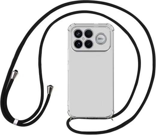 Xiaomi Poco F8 Ultra Hoesje met Koord Schokbestendig TPU Transparant afbeelding 5