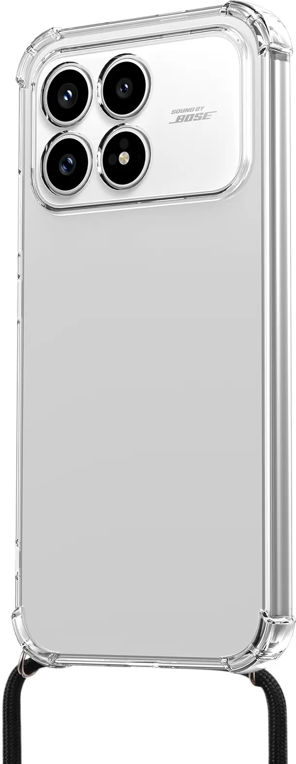 Xiaomi Poco F8 Pro Hoesje met Koord Schokbestendig TPU Transparant afbeelding 3