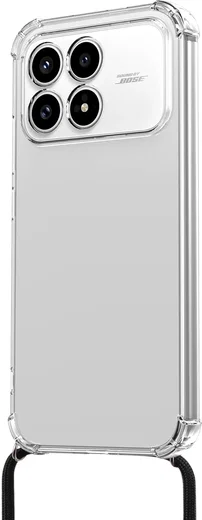 Xiaomi Poco F8 Pro Hoesje met Koord Schokbestendig TPU Transparant afbeelding 3
