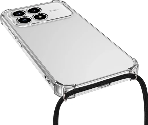 Xiaomi Poco F8 Pro Hoesje met Koord Schokbestendig TPU Transparant afbeelding 4