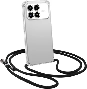 Xiaomi Poco F8 Pro Hoesje met Koord Schokbestendig TPU Transparant