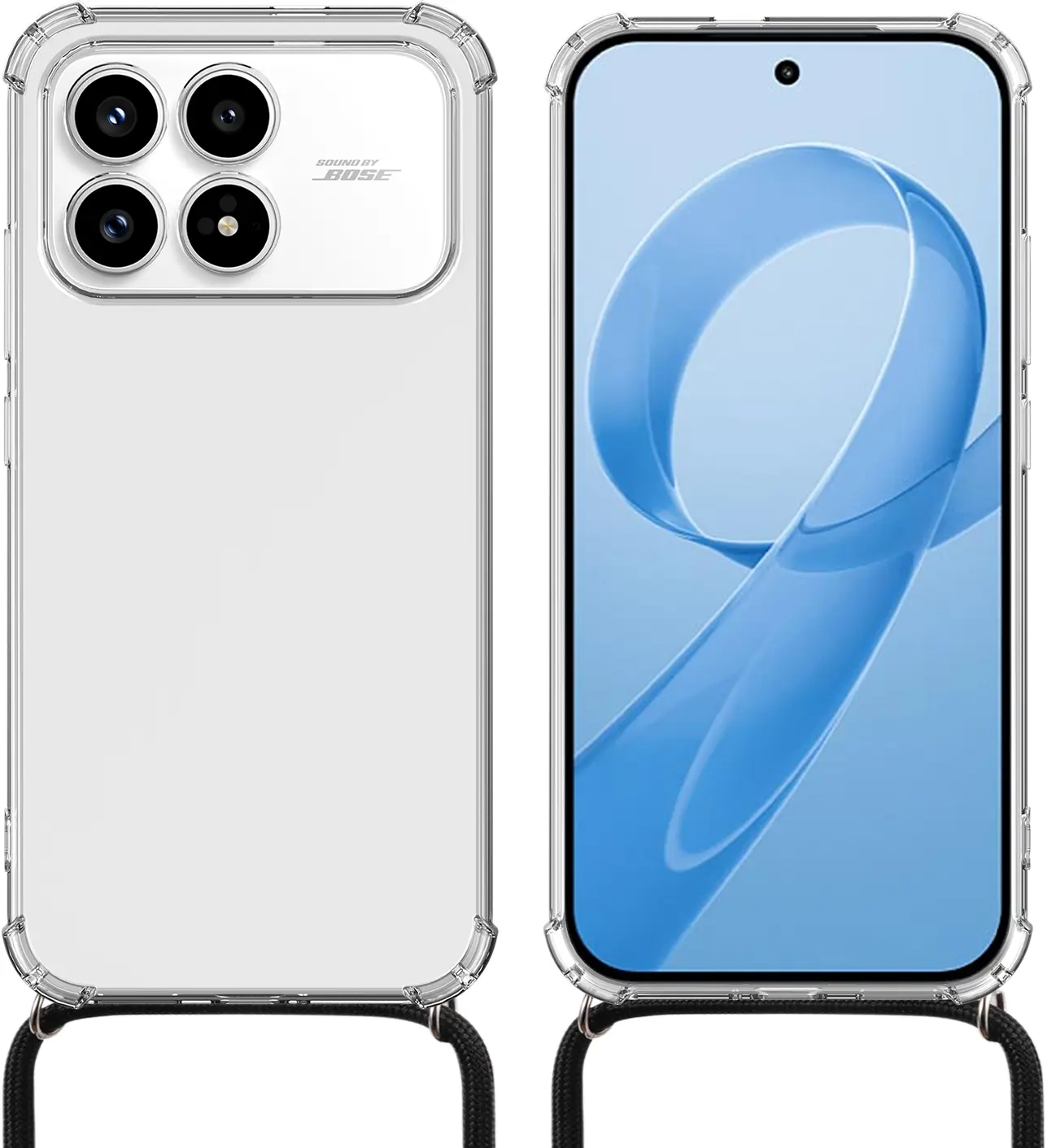 Xiaomi Poco F8 Pro Hoesje met Koord Schokbestendig TPU Transparant afbeelding 7