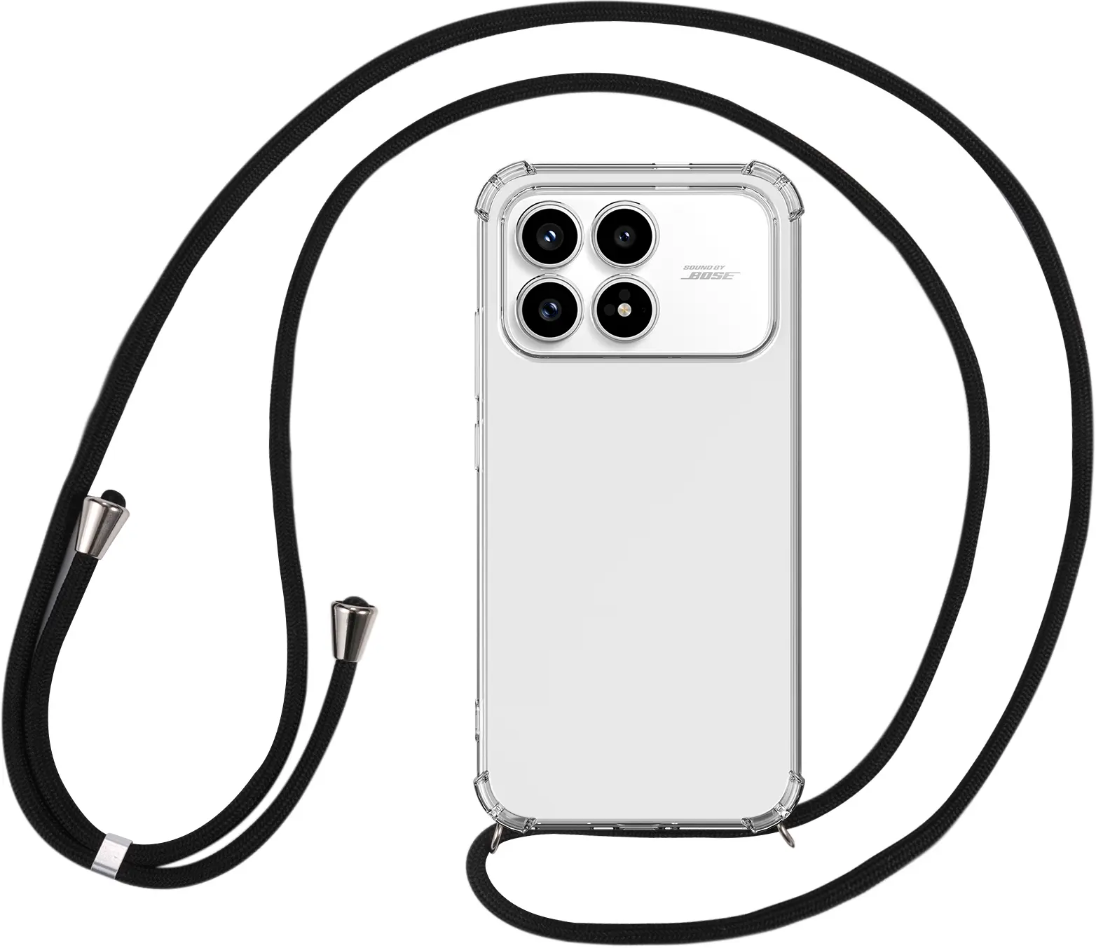 Xiaomi Poco F8 Pro Hoesje met Koord Schokbestendig TPU Transparant afbeelding 5
