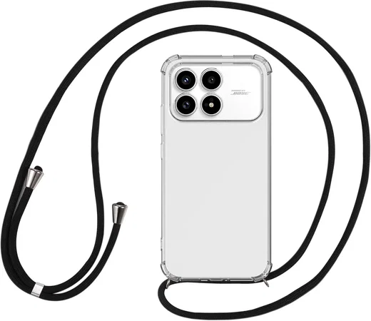 Xiaomi Poco F8 Pro Hoesje met Koord Schokbestendig TPU Transparant afbeelding 5