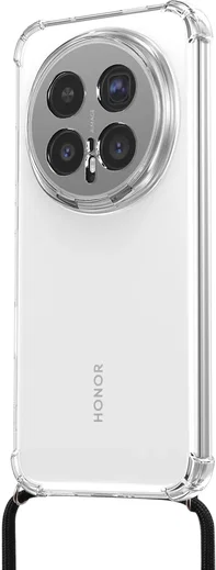 Honor Magic 8 Pro Hoesje met Koord Schokbestendig TPU Transparant afbeelding 2