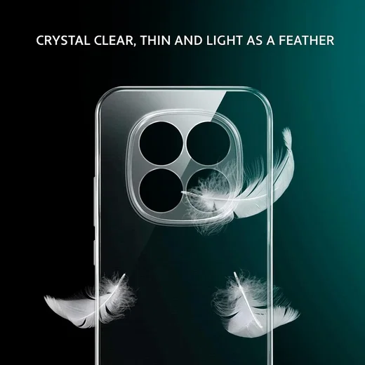 Xiaomi Poco M8 Pro Hoesje Dun TPU Back Cover Transparant afbeelding 2