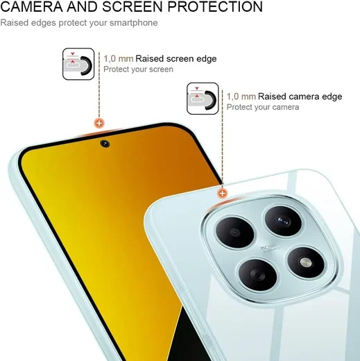 Xiaomi Poco M8 Hoesje Dun TPU Back Cover Transparant afbeelding 4