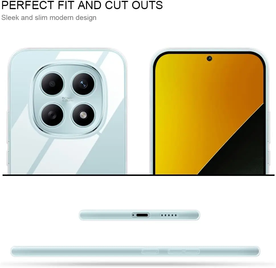 Xiaomi Poco M8 Hoesje Dun TPU Back Cover Transparant afbeelding 7