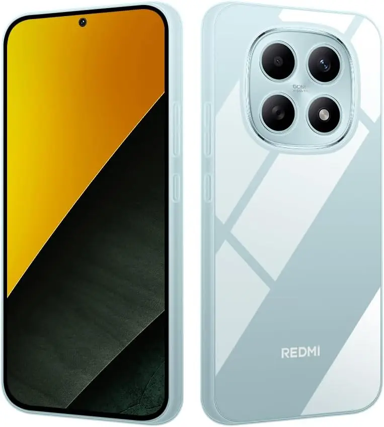 Xiaomi Poco M8 Hoesje Dun TPU Back Cover Transparant afbeelding 1