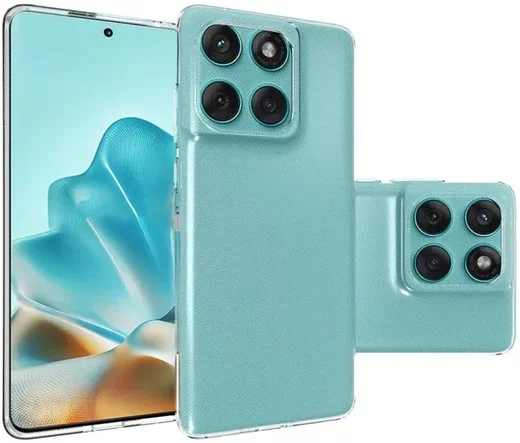 Motorola Moto G67 Hoesje Dun TPU Back Cover Transparant afbeelding 2