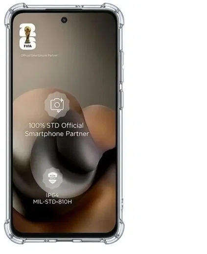 Motorola Moto G77 Hoesje Schokbestendig en Dun TPU Back Cover Transparant afbeelding 2