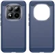 Xiaomi Poco M8 Pro Hoesje Geborsteld TPU Flexibele Back Cover Blauw afbeelding 2