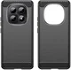 Xiaomi Poco M8 Hoesje Geborsteld TPU Flexibele Back Cover Zwart afbeelding 2