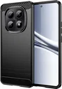 Xiaomi Poco M8 Hoesje Geborsteld TPU Flexibele Back Cover Zwart