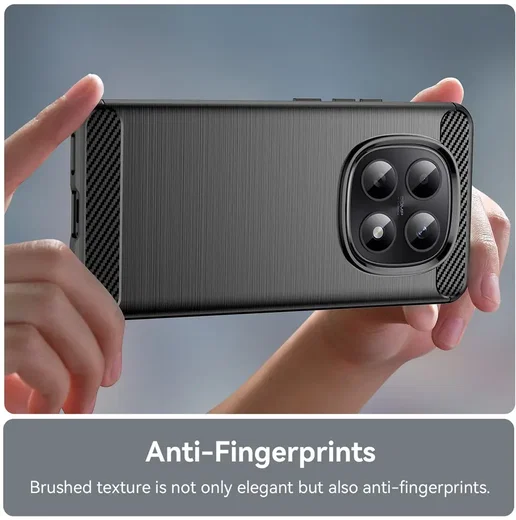 Xiaomi Poco M8 Hoesje Geborsteld TPU Flexibele Back Cover Zwart afbeelding 8