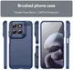 Motorola Moto G67 Hoesje Geborsteld TPU Flexibele Back Cover Blauw afbeelding 10