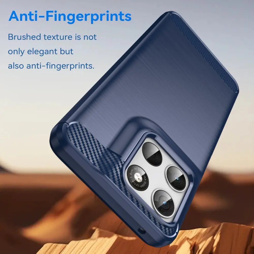 Motorola Moto G57 Power Hoesje Geborsteld TPU Flexibele Back Cover Blauw afbeelding 2