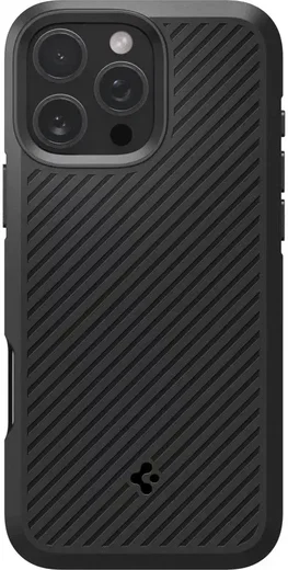 Spigen Core Armor Apple iPhone 16 Pro Hoesje Back Cover Zwart afbeelding 2