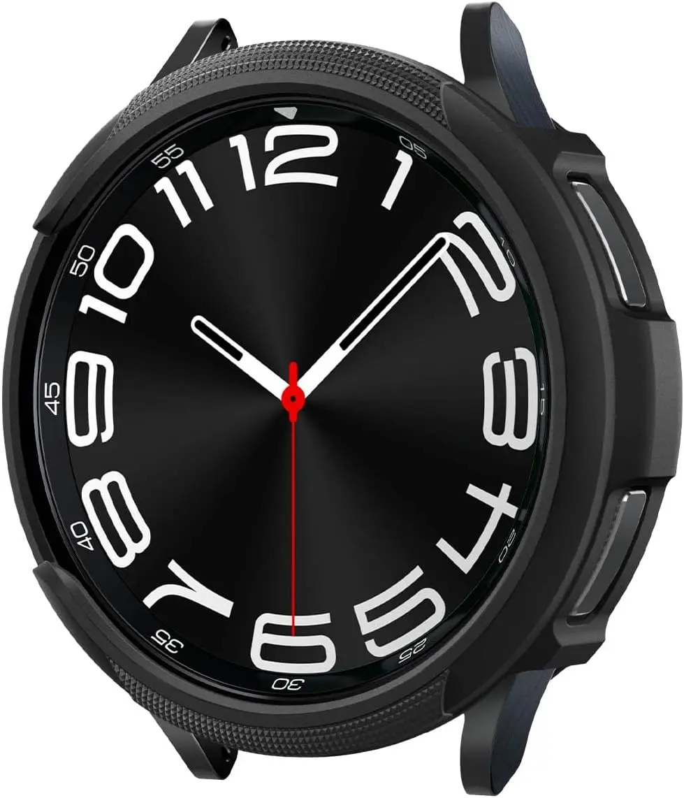 Spigen Liquid Air - Samsung Galaxy Watch 6 Classic 43MM Hoesje - Matte Zwart afbeelding 1